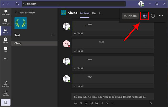 Cách họp trực tuyến bằng Microsoft Teams trên máy tính 4